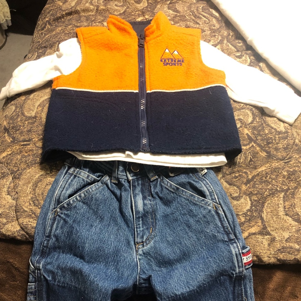 3 piece Extreme Sports Vest Snowboarding Outfit